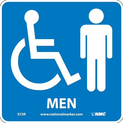 Ada Location Marker Men Sign (S73R)